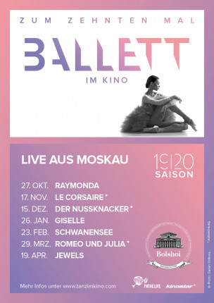BOLSHOI BALLETT Saison 2019/2020