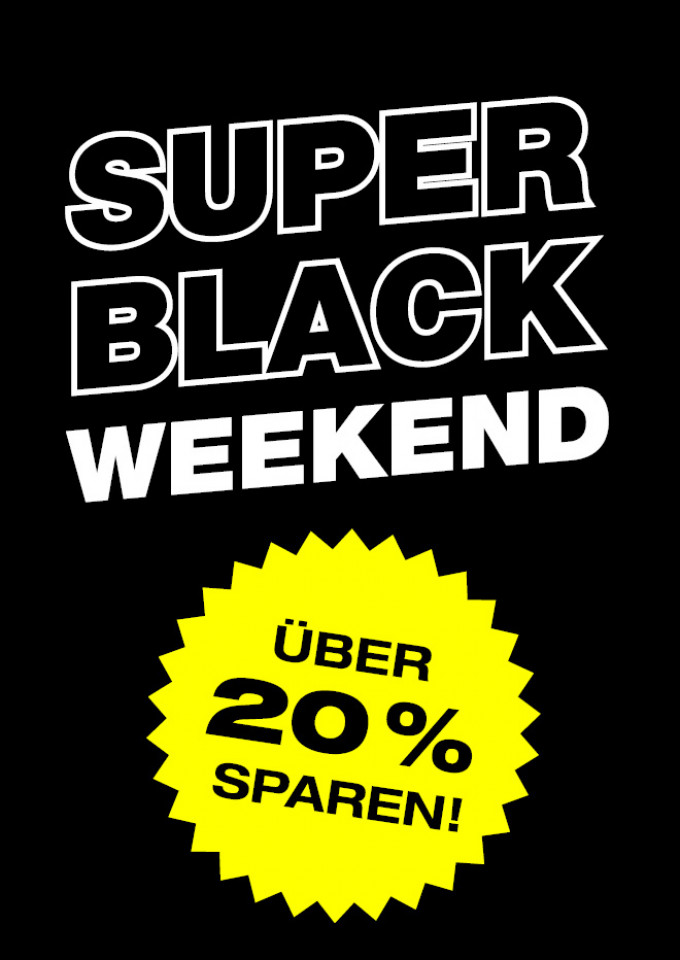 Das SUPERBLACK WEEKEND