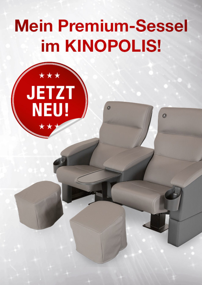 Mein Premium-Sessel im KINOPOLIS