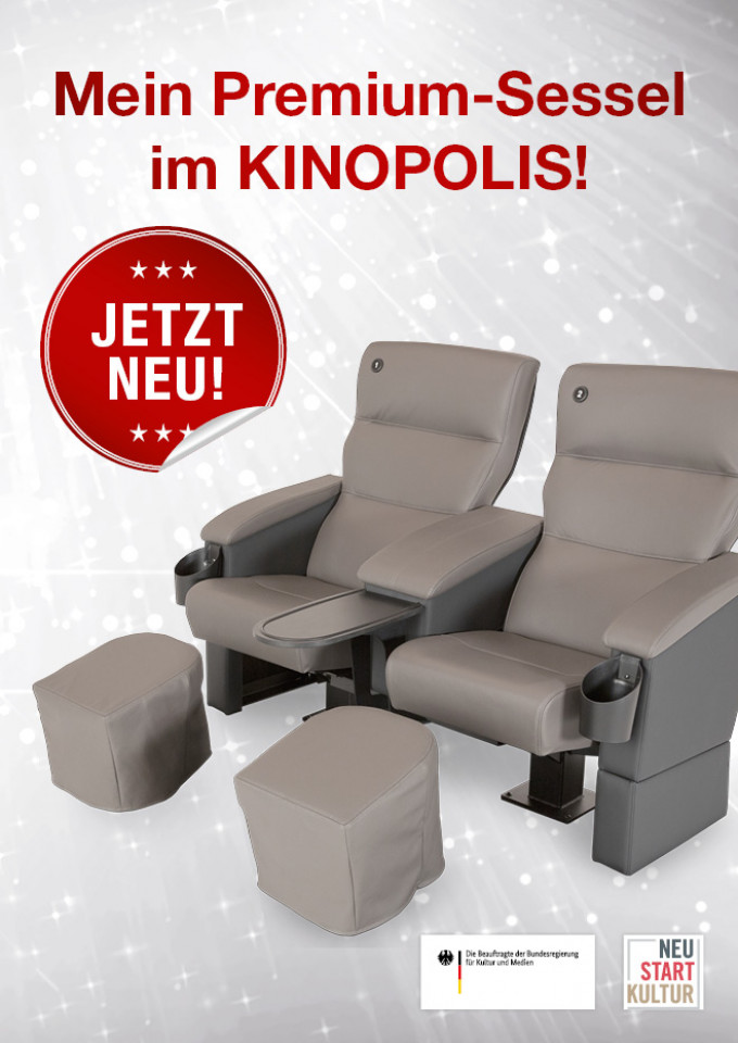 Mein Premium-Sessel im KINOPOLIS
