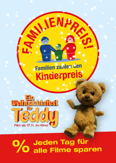Familienpre Ein Weihnachtsfest für Teddy