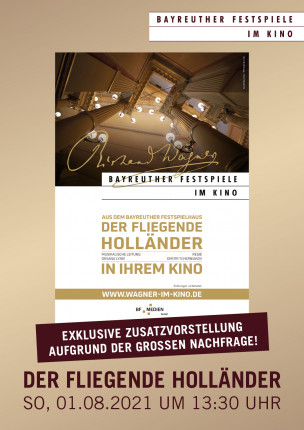 Bayreuther Festspiele: Wagner im Kino - DER FLIEGENDE HOLLÄNDER