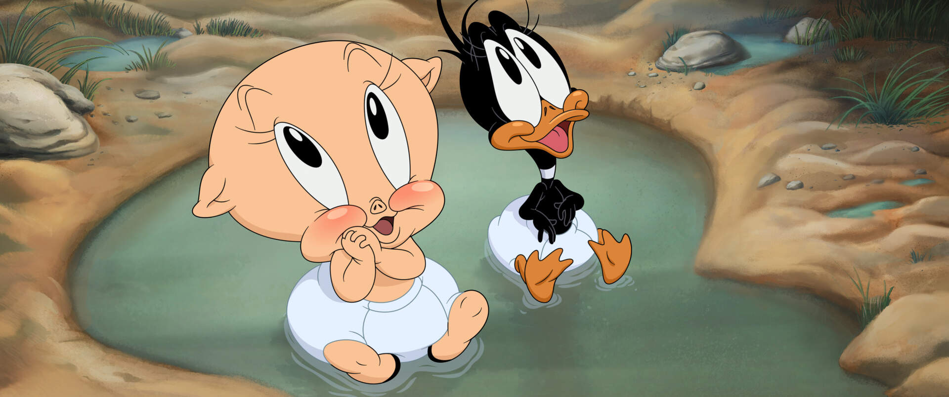 Ein klebriges Abenteuer: Daffy Duck und Schweinchen Dick retten den Planeten - Szenenbild 3 von 7