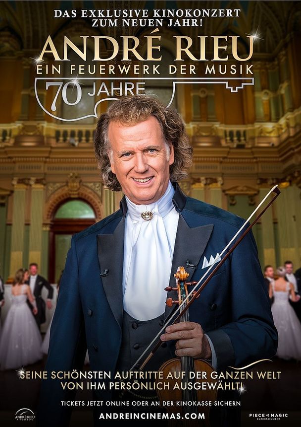 André Rieu: 70 Jahre - Ein Feuerwerk der Musik – im Universum-City Karlsruhe