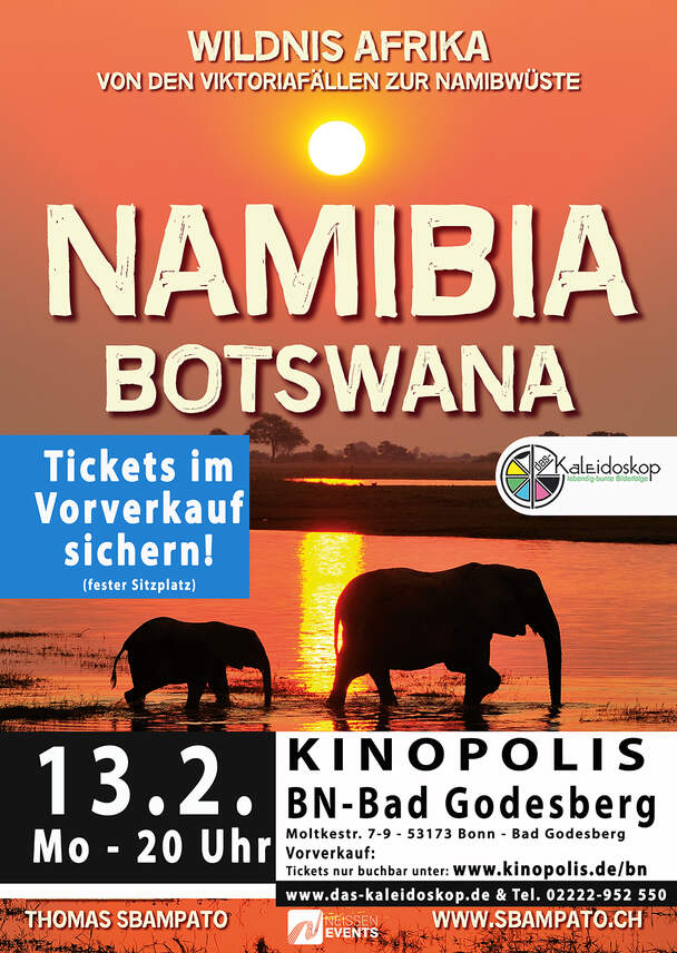 NAMIBIA + BOTSWANA - Von den Vikoriafällen zur Namibwüste (Live Reportage)