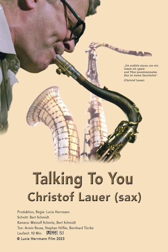 Talking to you. Christof Lauer